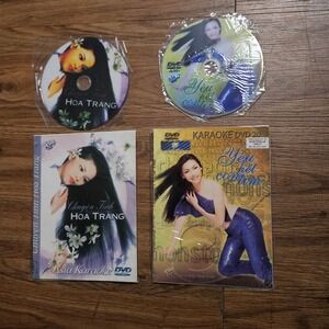 Lot of 2 Vietnamese Music Karaoke DVDs Chuyen Tinh Hoa Trang & Yeu Het Con Tim